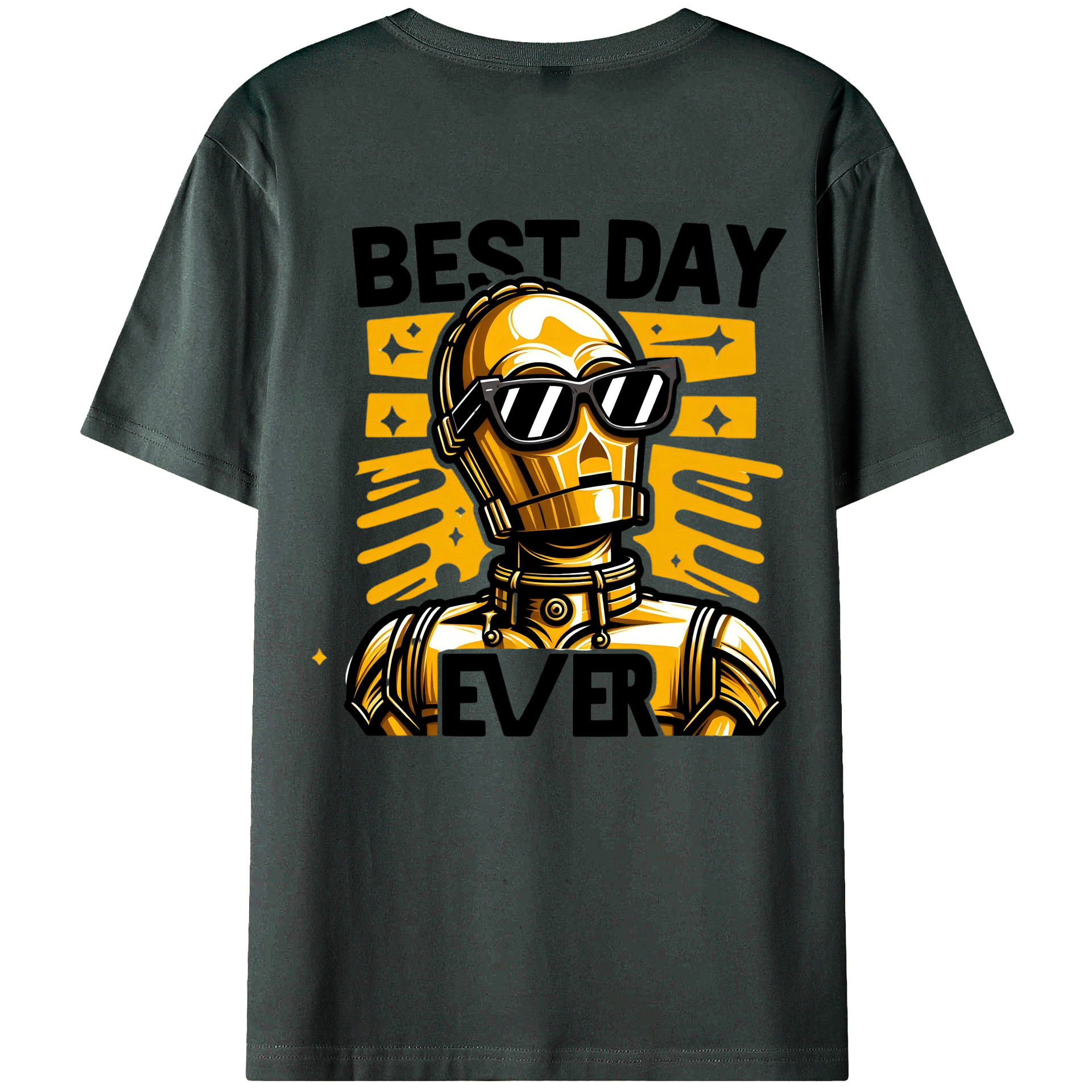 （画像用） スター・ウォーズ Star Wars 綿100％ メンズ半袖Tシャツ（バックプリント） 通気性